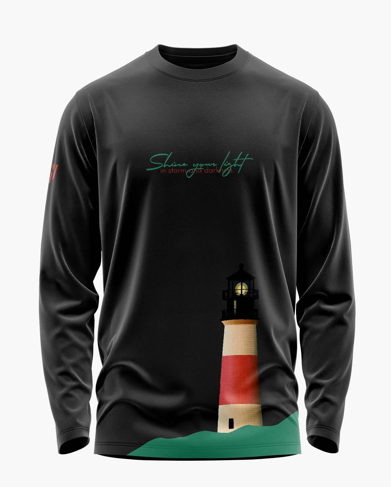 Shine Your Lighthouse Full Sleeve T-Shirt - Aero Armour