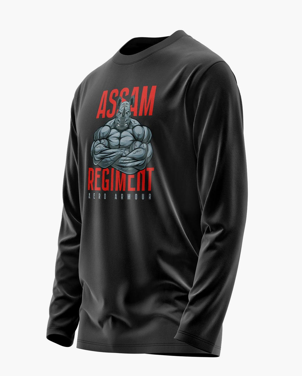 ASSAM RHINOS Full Sleeve T-Shirt - Aero Armour