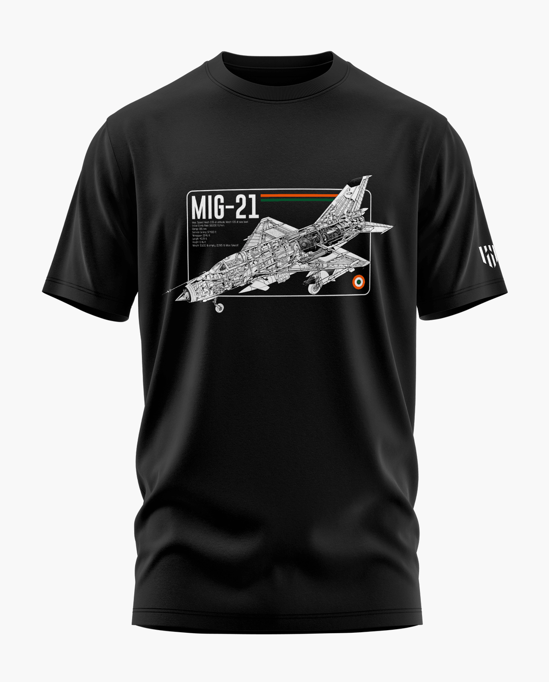 MIG 21 Blueprint T-Shirt - Aero Armour