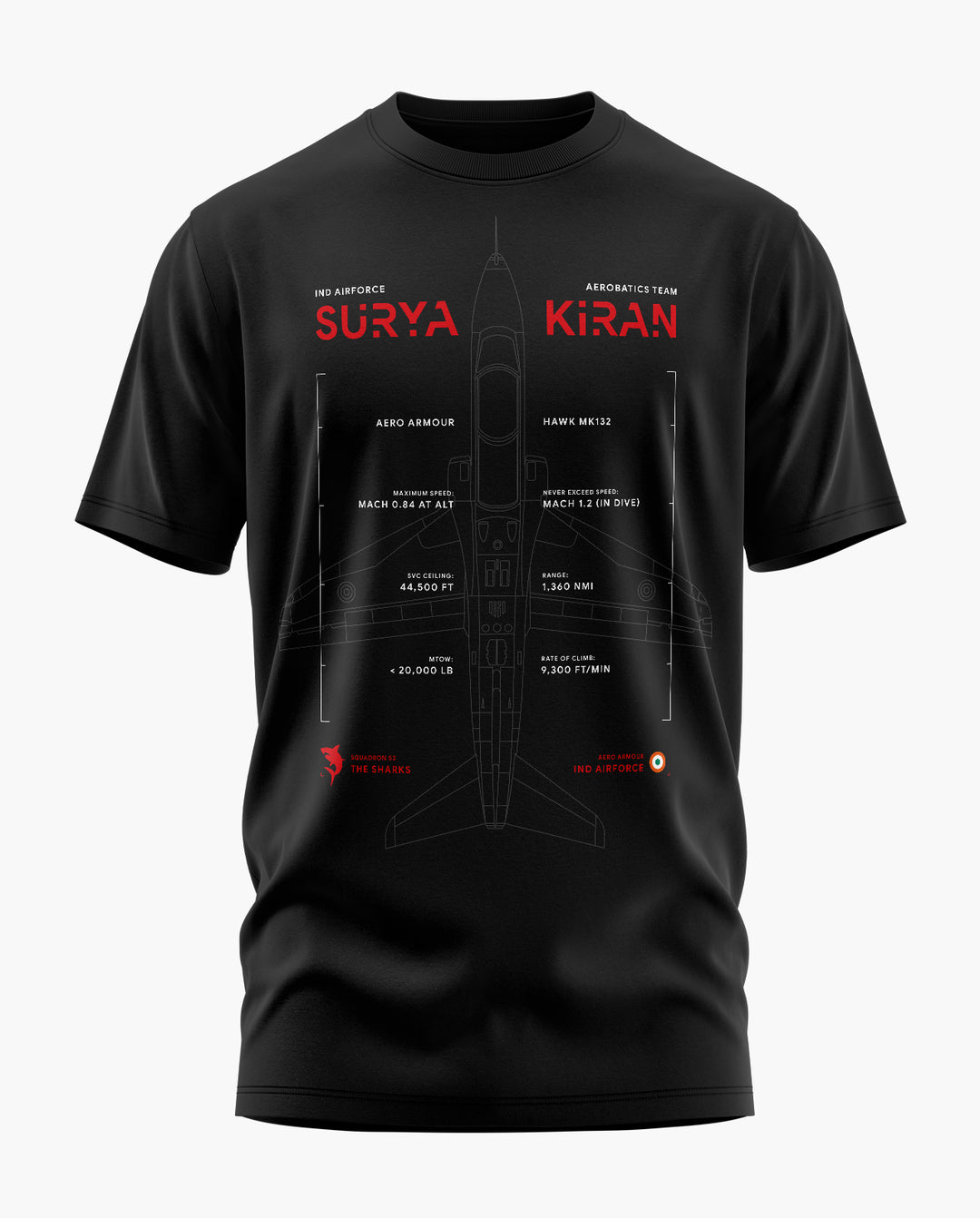 Surya Kiran Sharks T-Shirt