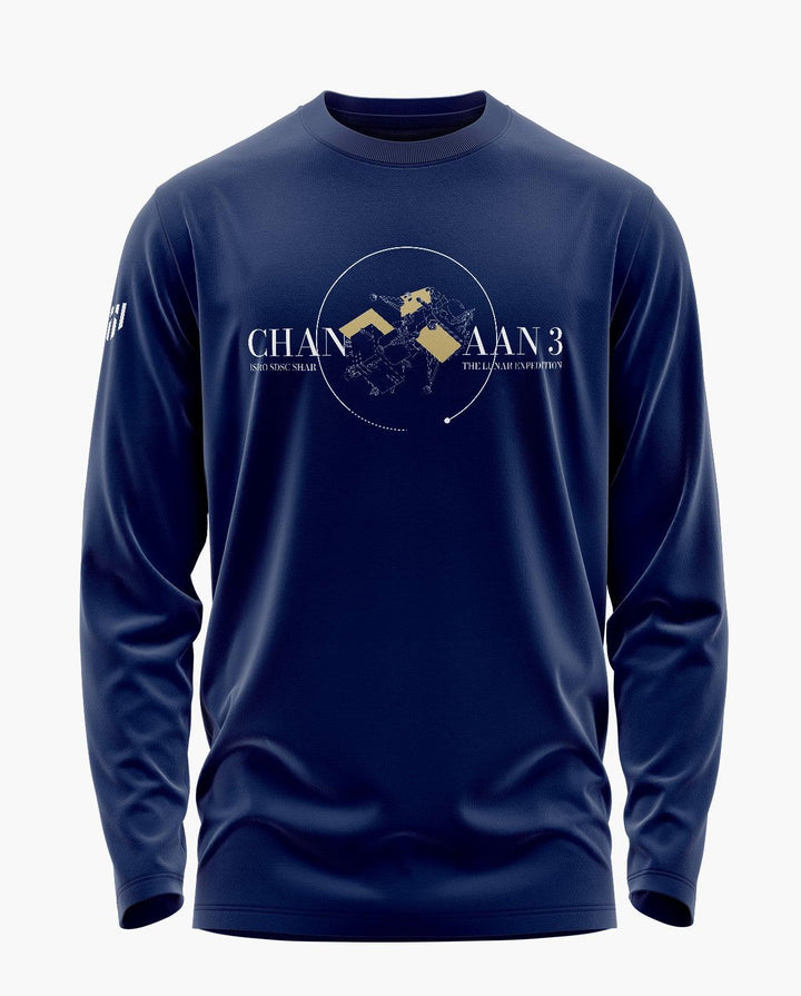 Chandrayaan 3 The Lunar Expedition Full Sleeve T-Shirt - Aero Armour