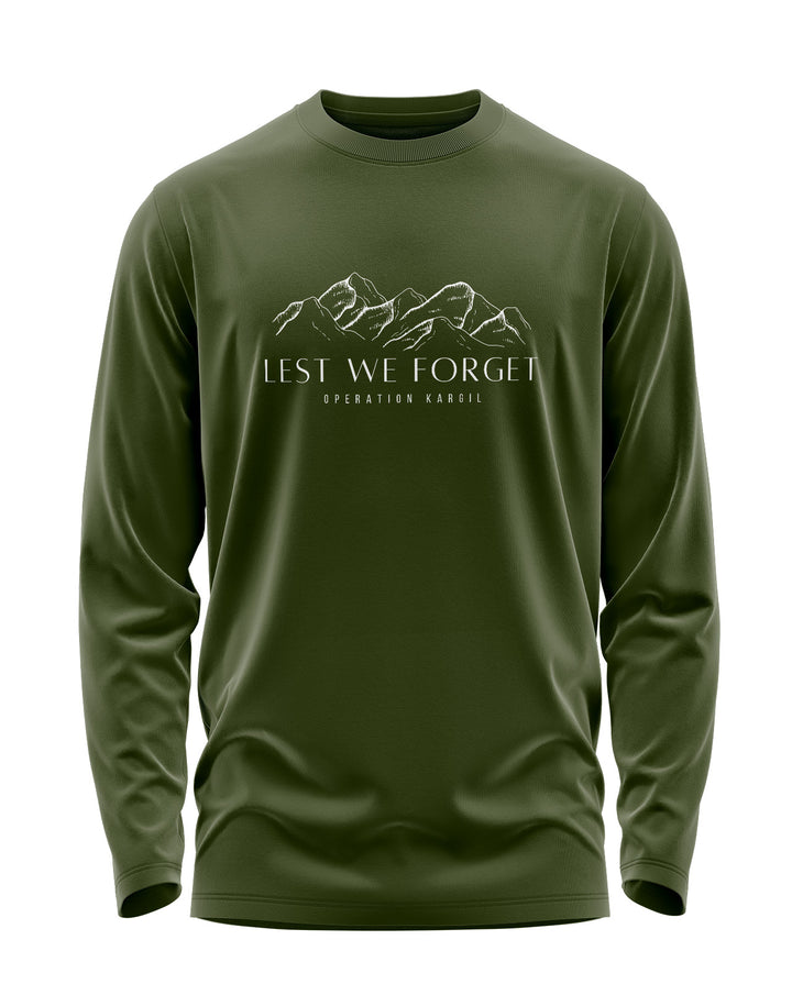 Lest we forget Full Sleeve T-Shirt