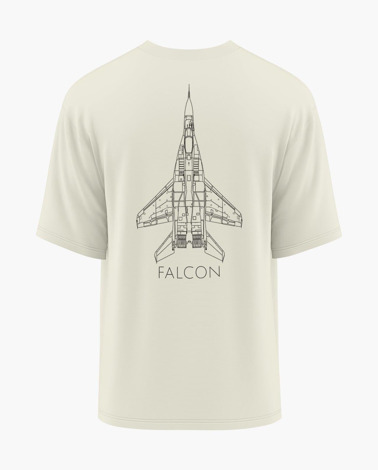 MIG 29 Falcon Oversized T-Shirt - Aero Armour