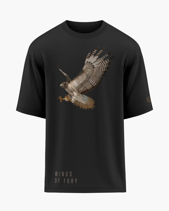 WINGS OF FURY Oversized T-Shirt