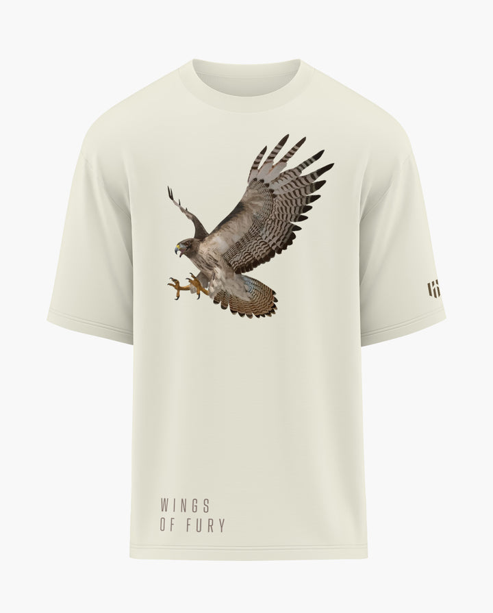 WINGS OF FURY Oversized T-Shirt