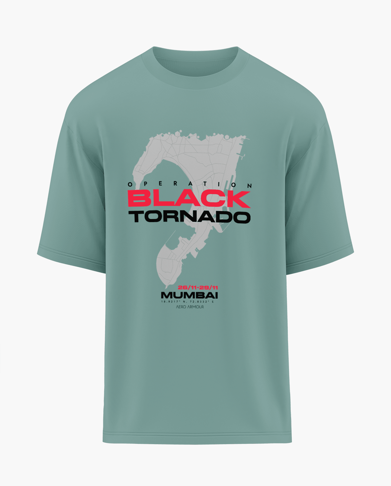 Operation Black Tornado Oversized T-Shirt - Aero Armour