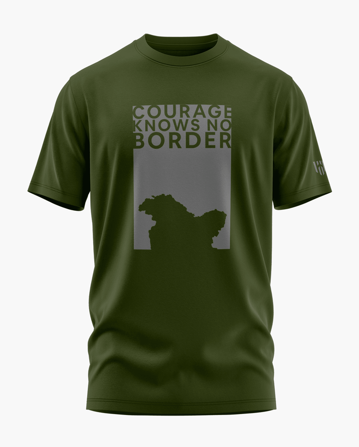 Courage knows no border T-Shirt - Aero Armour