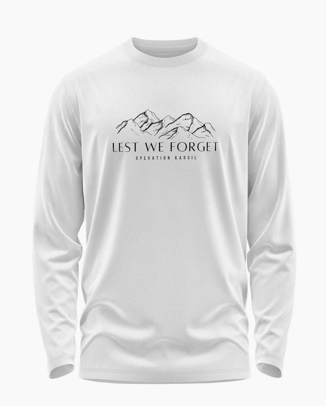 Lest we forget Full Sleeve T-Shirt - Aero Armour