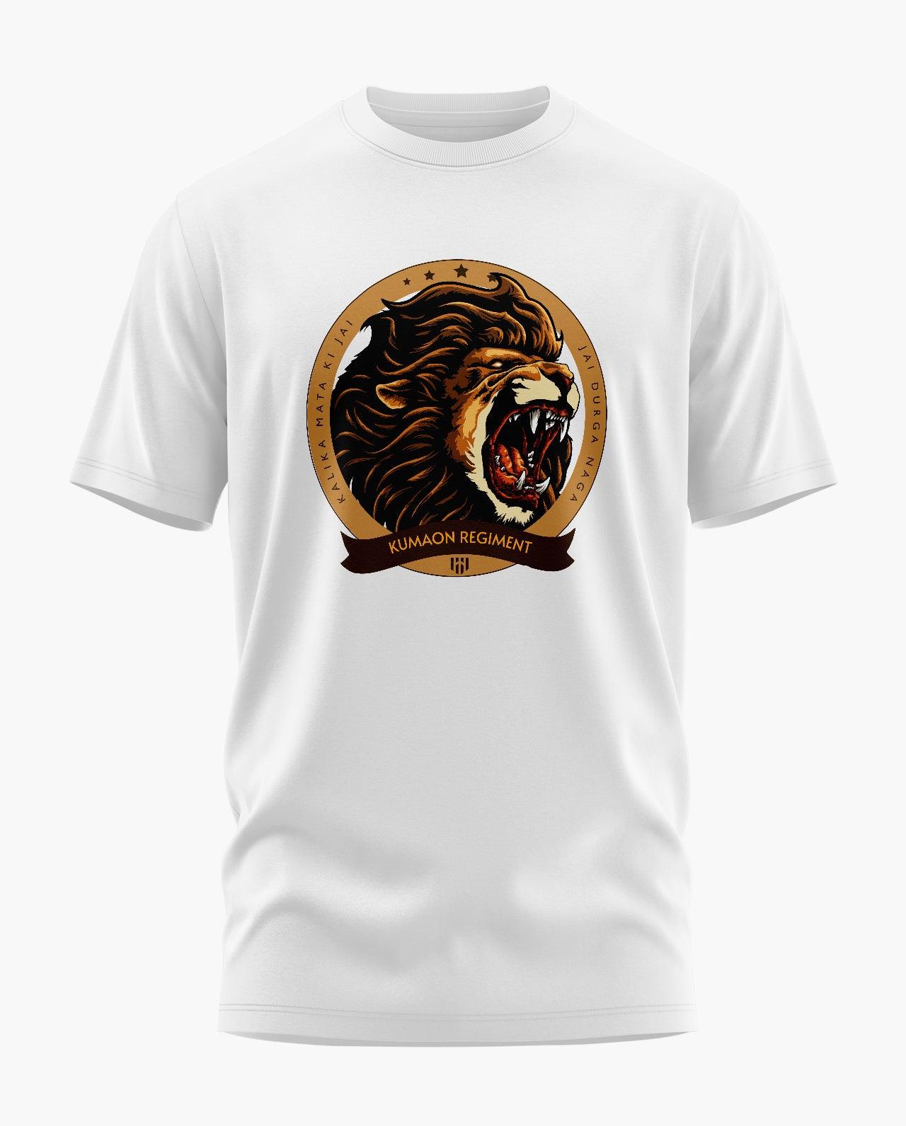 Kumaon Regiment Lion T-Shirt - Aero Armour