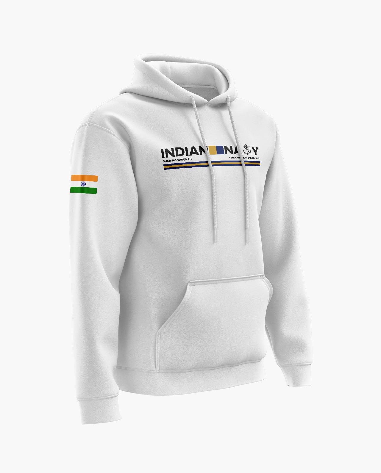 Indian Navy Admiral Hoodie - Aero Armour