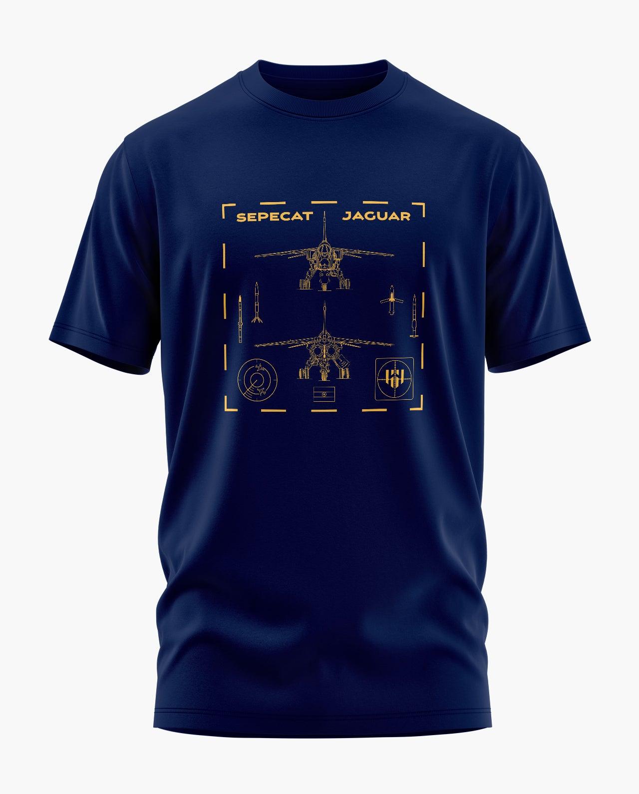 Sepecat Jaguar Blueprint T-Shirt - Aero Armour