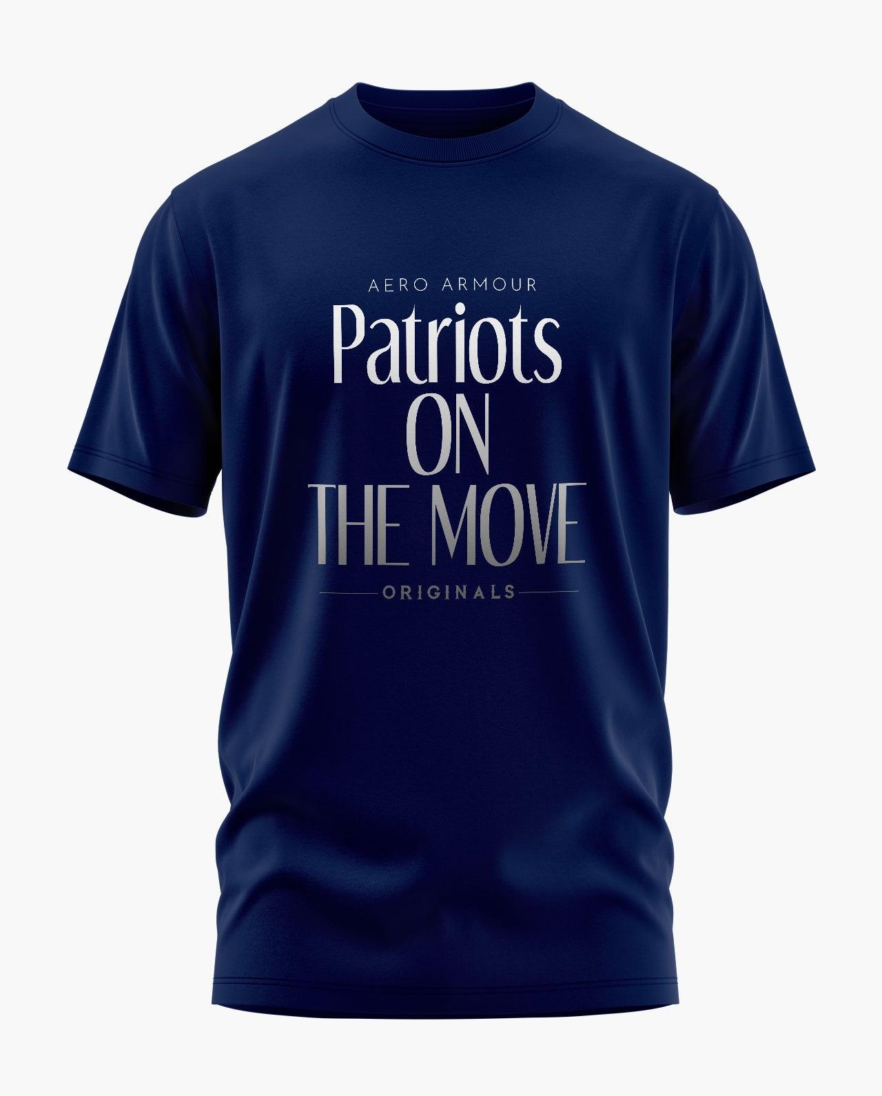 Patriots On The Move T-Shirt - Aero Armour