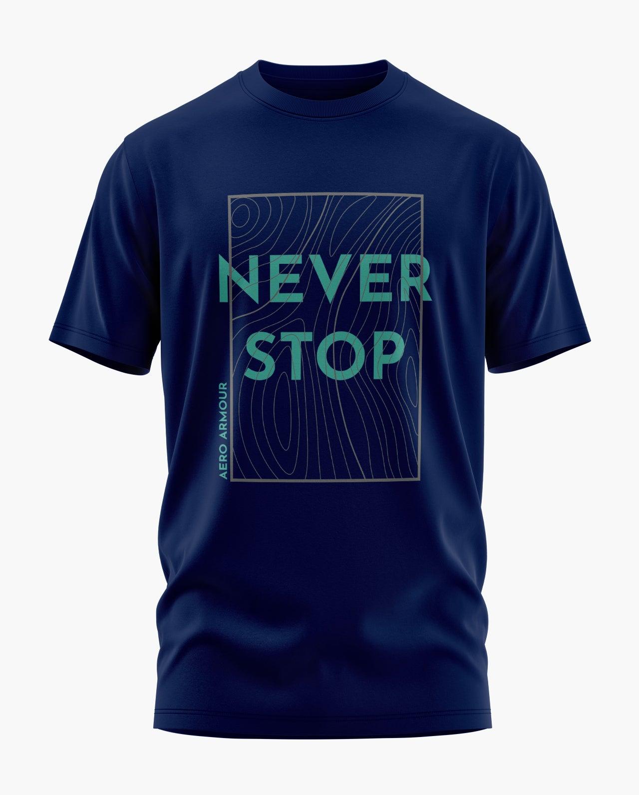 Never Stops T-Shirt - Aero Armour