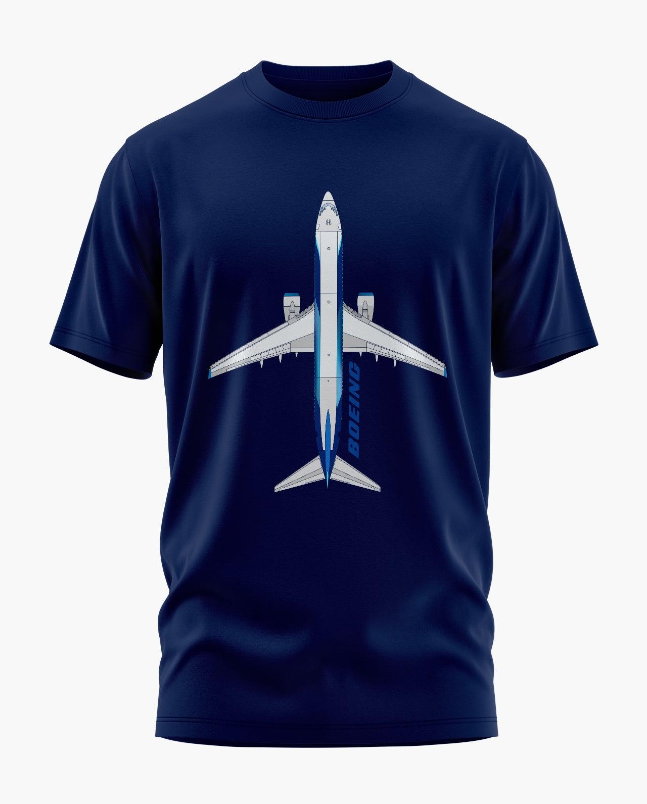 Boeing 737 Top View T-Shirt - Aero Armour