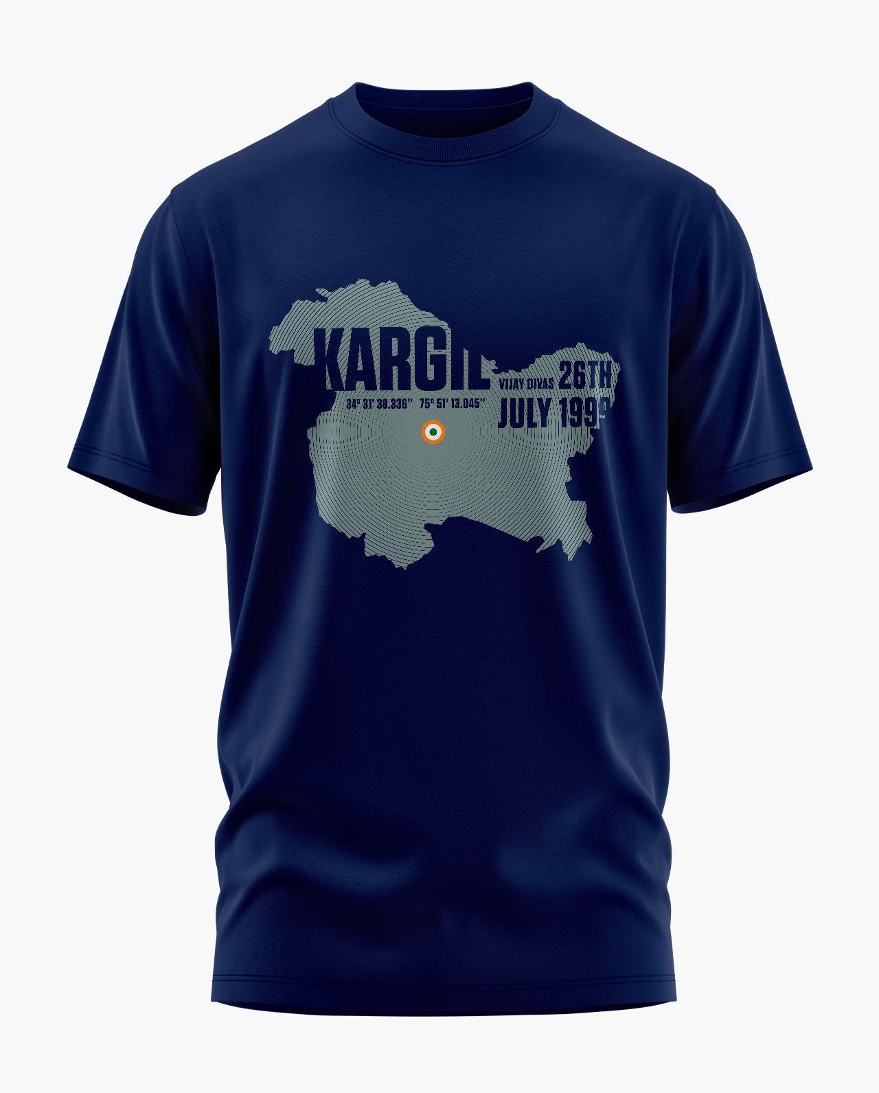 Kargil Map T-Shirt - Aero Armour