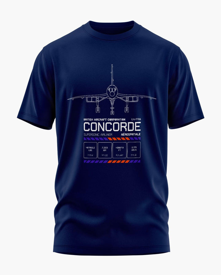 Concorde Blueprint T-Shirt - Aero Armour