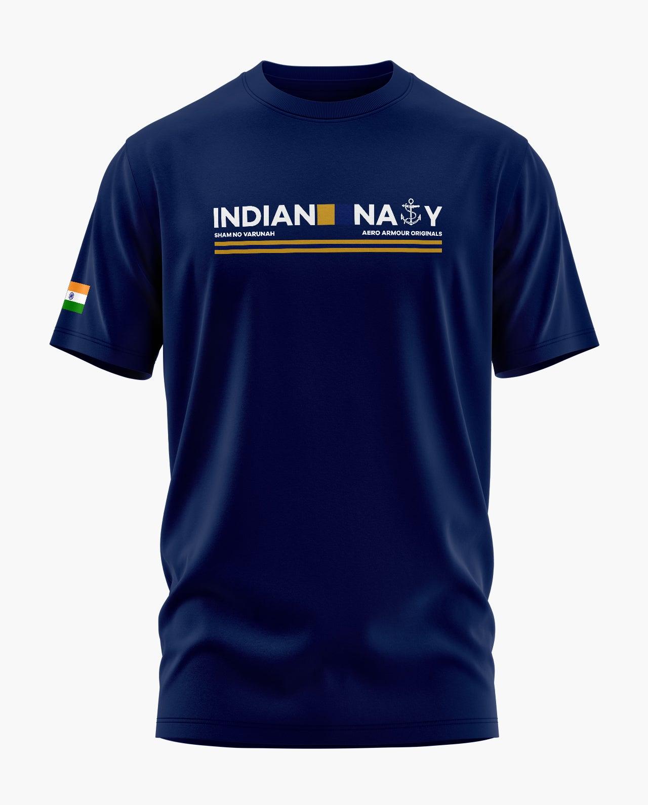 Indian Navy Admiral T-Shirt - Aero Armour