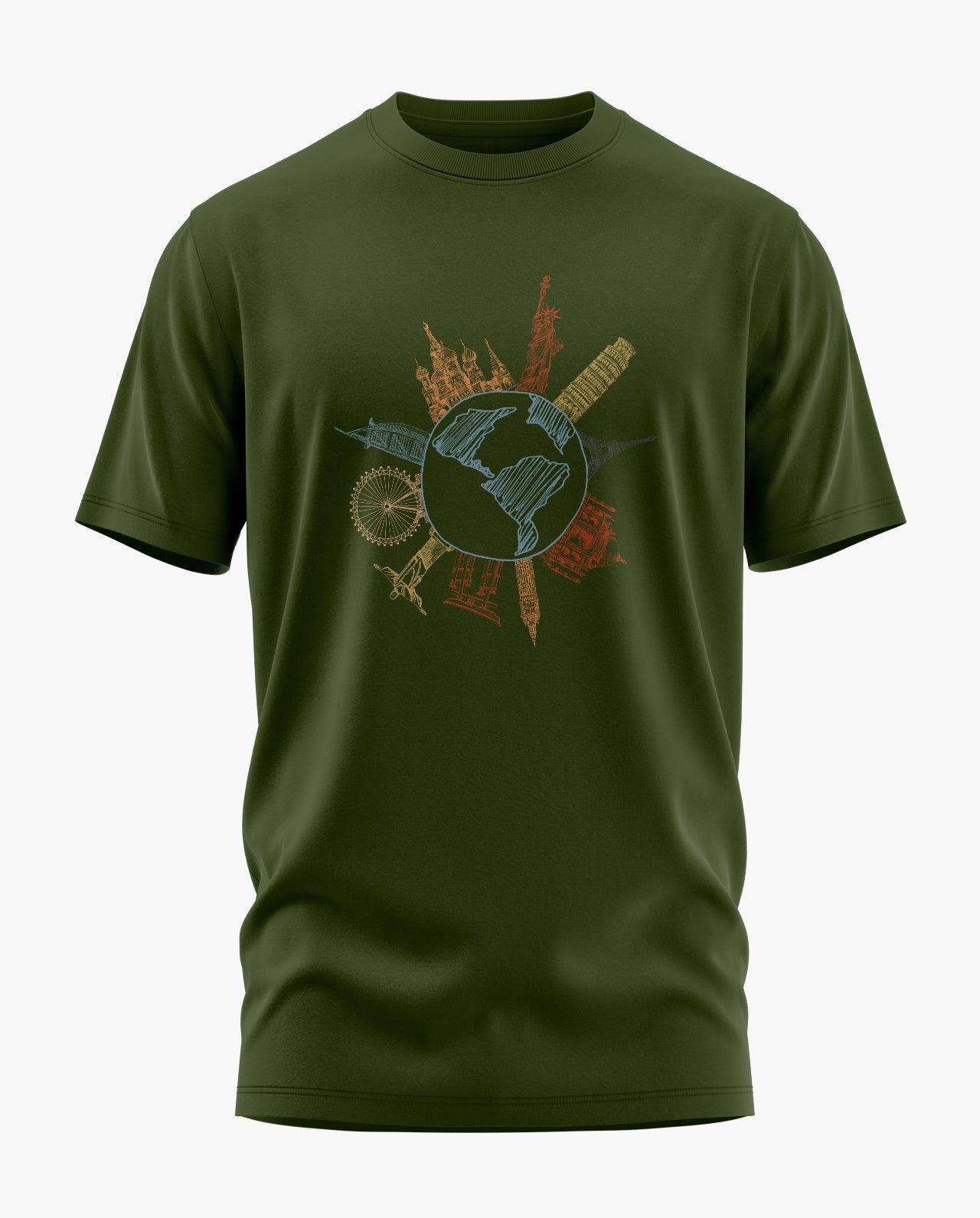 Wonders of The World T-Shirt - Aero Armour