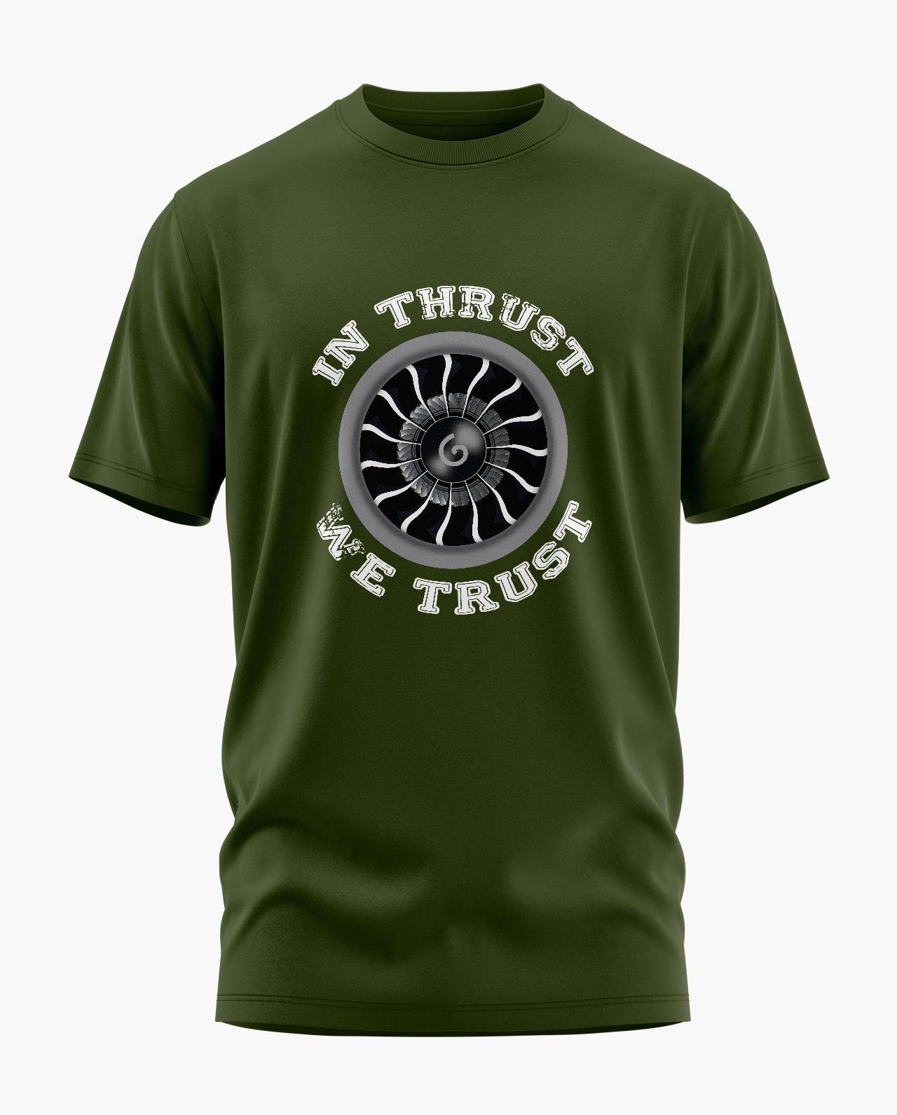 In Thrust We Trust Pilot T-Shirt - Aero Armour