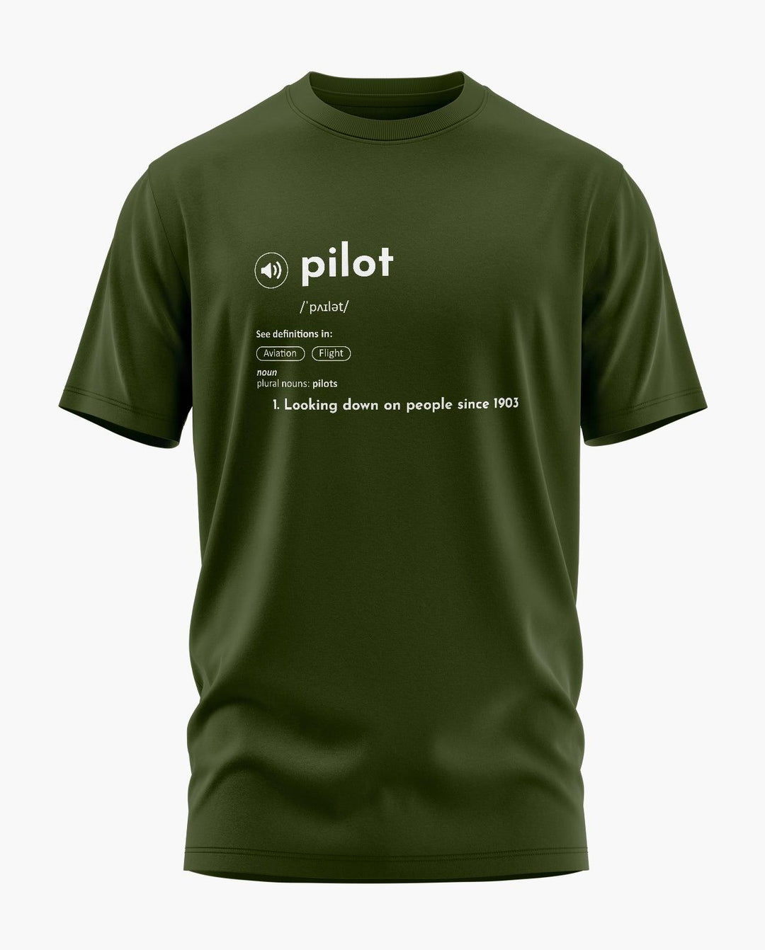 Definition of a Pilot T-Shirt - Aero Armour