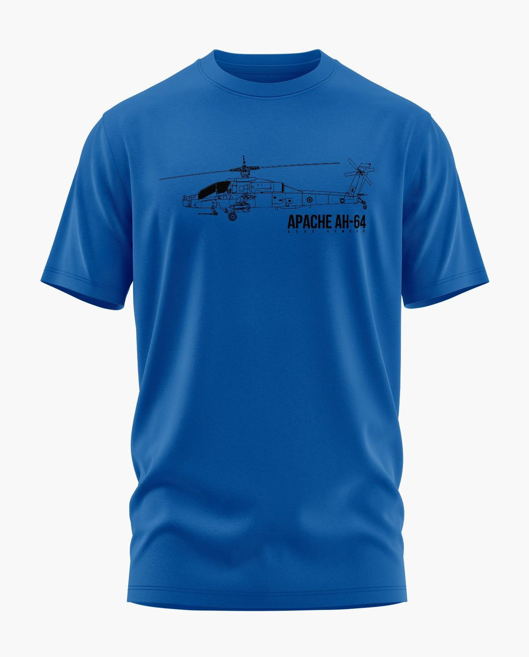 Apache AH-64 Blueprint T-Shirt - Aero Armour
