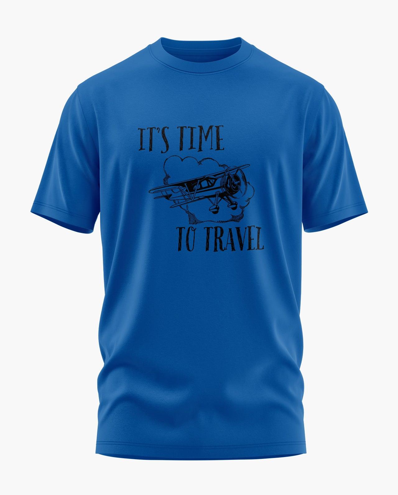 It's Time to Travel T-Shirt - Aero Armour
