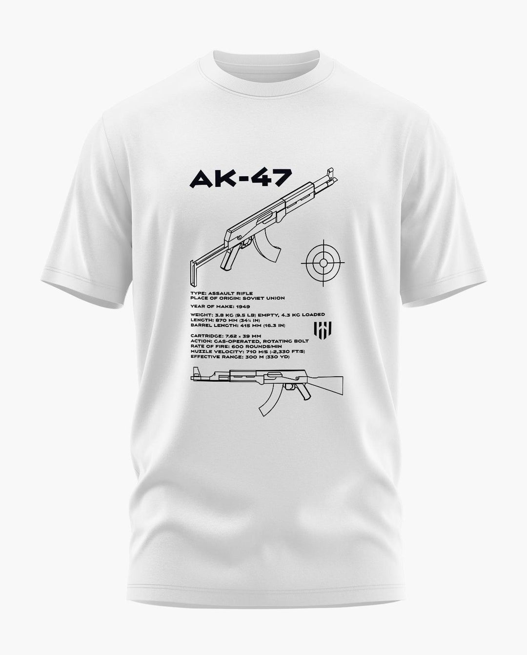 AK-47 Blueprint T-Shirt - Aero Armour