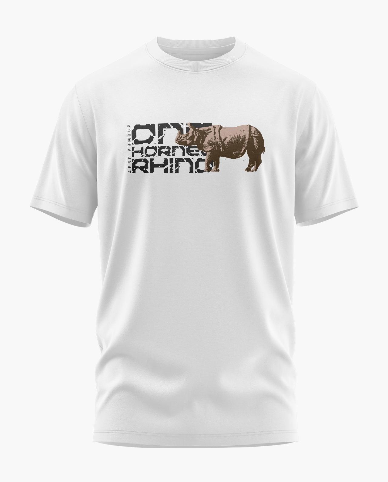 One Horned Rhino T-Shirt - Aero Armour