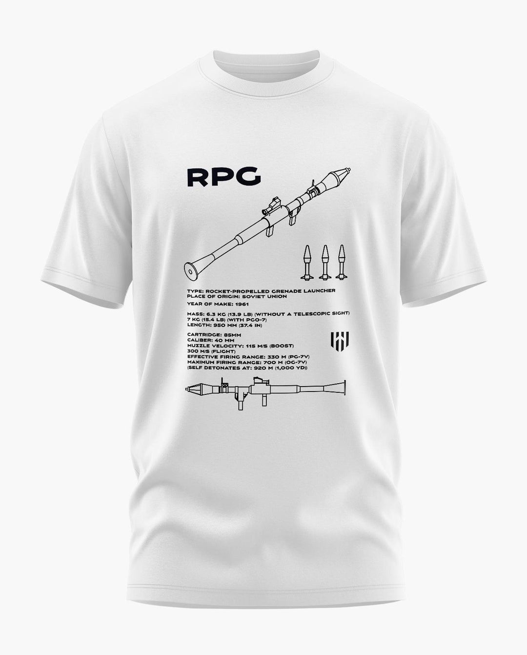 RPG Blueprint T-Shirt - Aero Armour