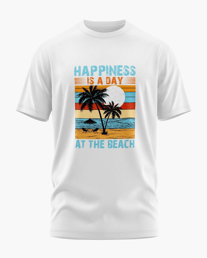 Happiness at Beach T-Shirt - Aero Armour