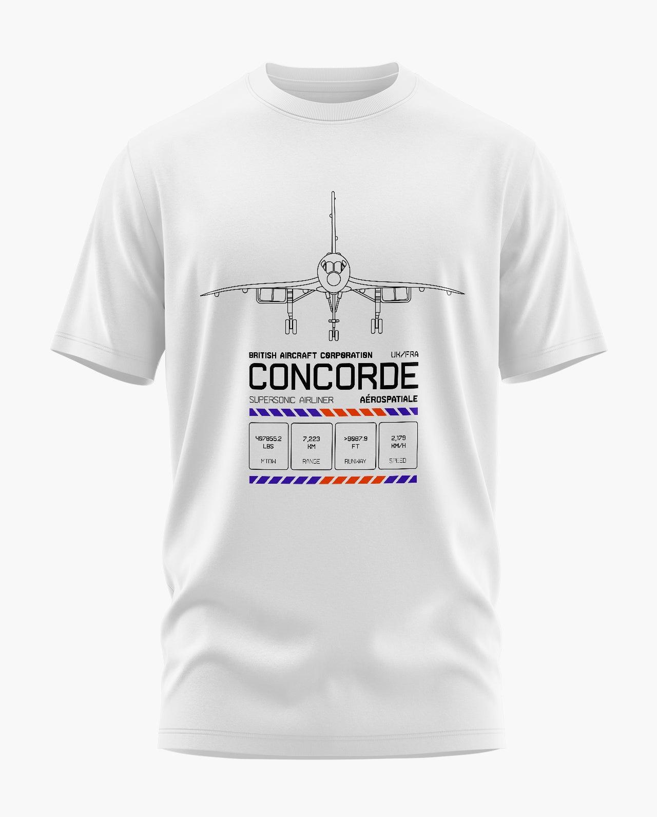 Concorde Blueprint T-Shirt - Aero Armour