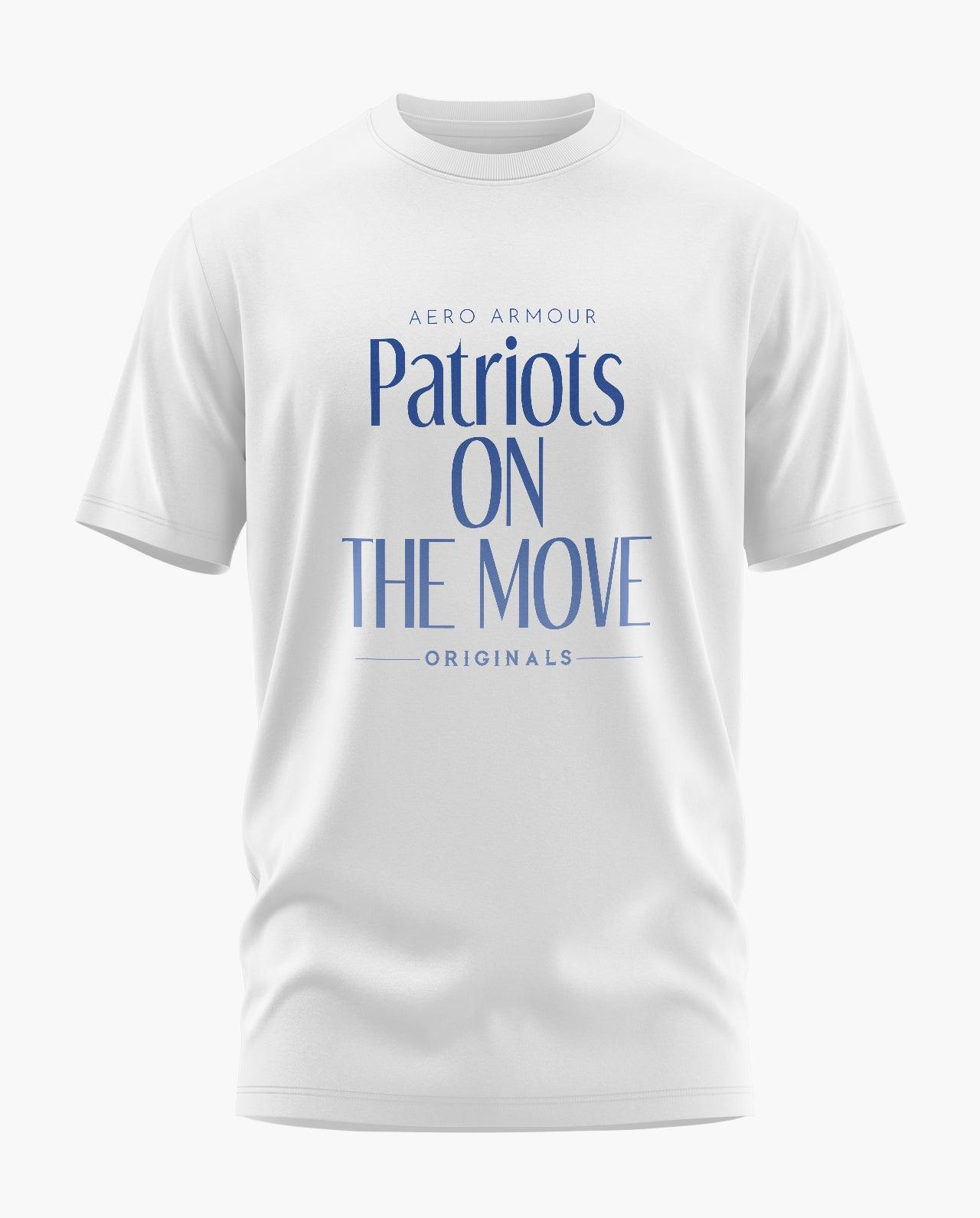 Patriots On The Move T-Shirt - Aero Armour