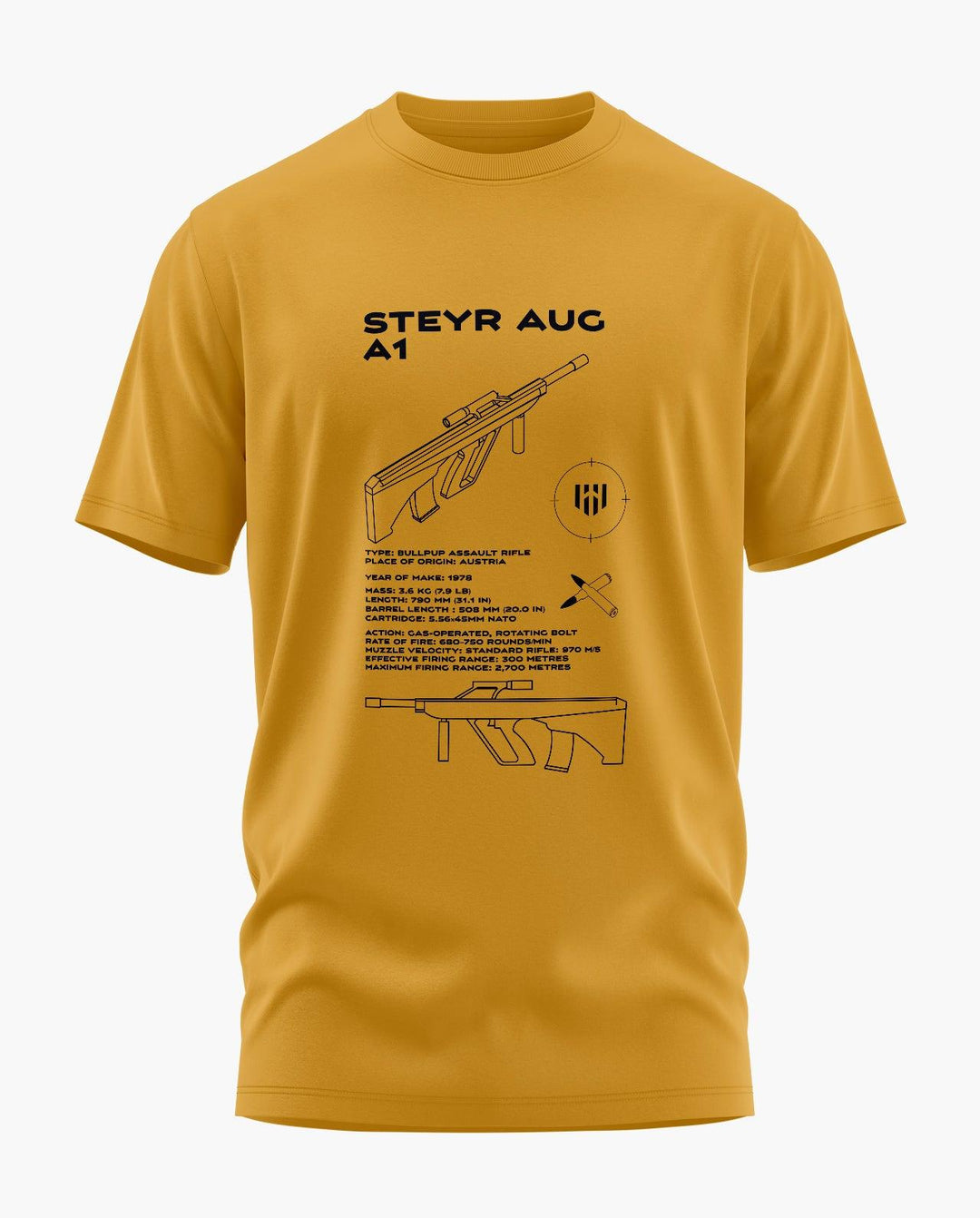 Styer AUG A1 Blueprint T-Shirt - Aero Armour