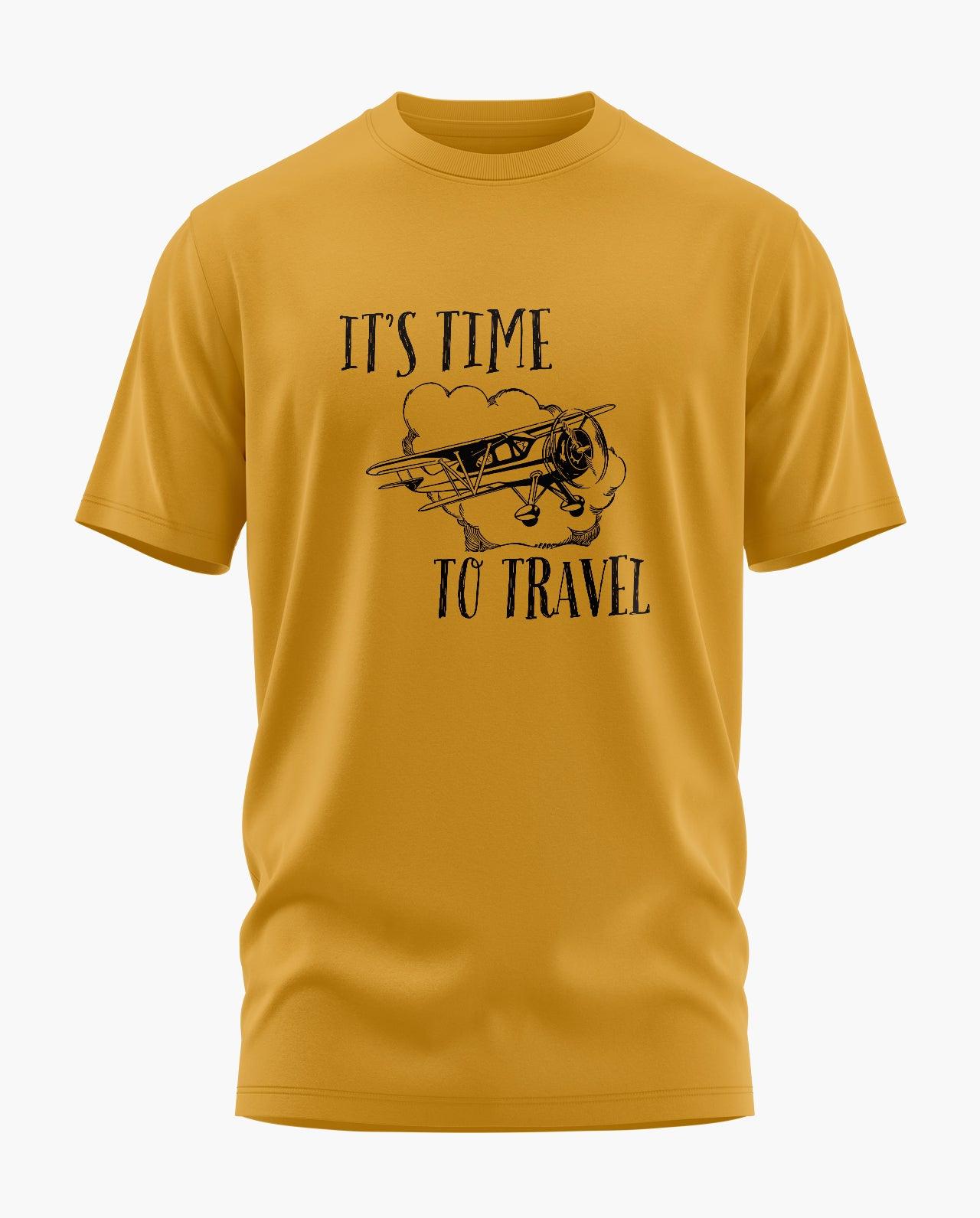 It's Time to Travel T-Shirt - Aero Armour