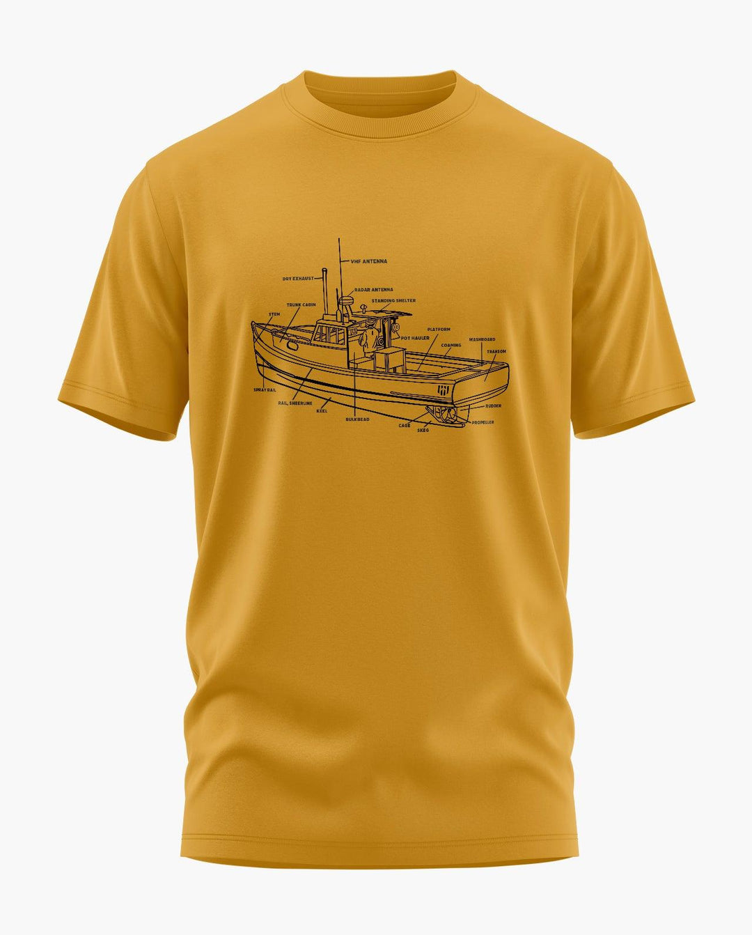 Fishing Boat Parts T-Shirt - Aero Armour