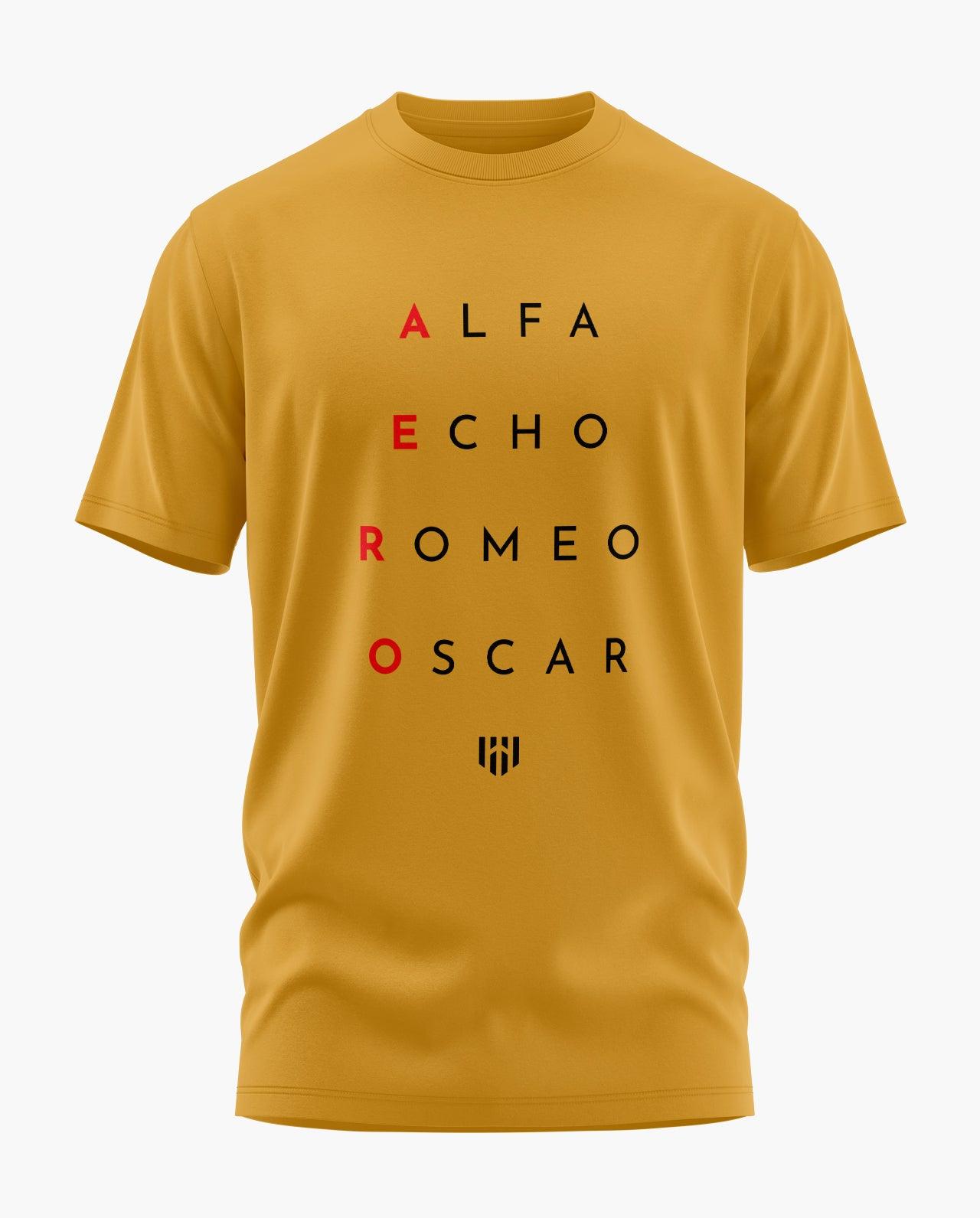 Alpha Echo Romeo Oscar T-Shirt - Aero Armour