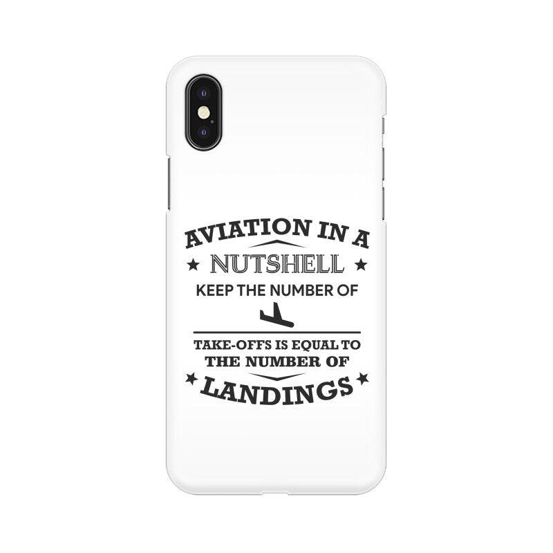 Aviation In A Nutshell Iphone X Series Case - Aero Armour