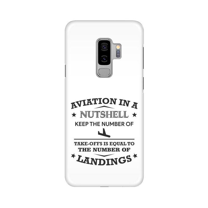 Aviation In A Nutshell Samsung Galaxy S9 Series Case Cover - Aero Armour